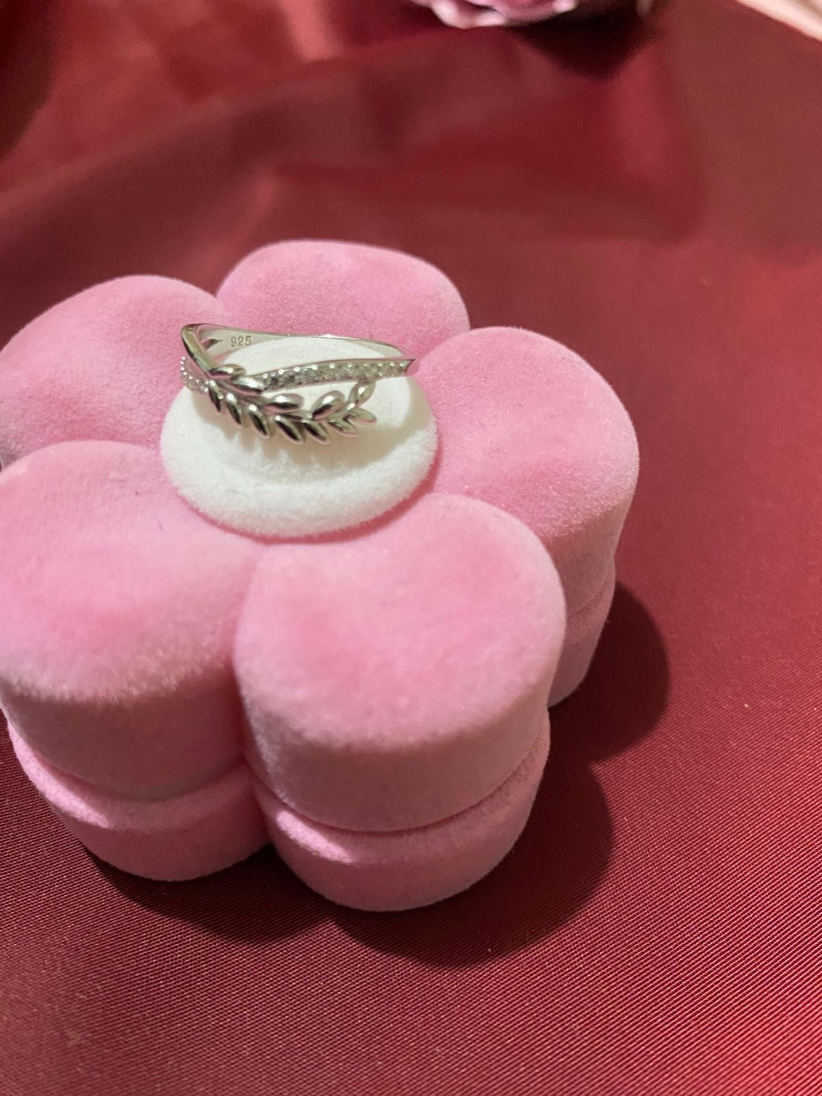 Silver Laurel Leaf Ring