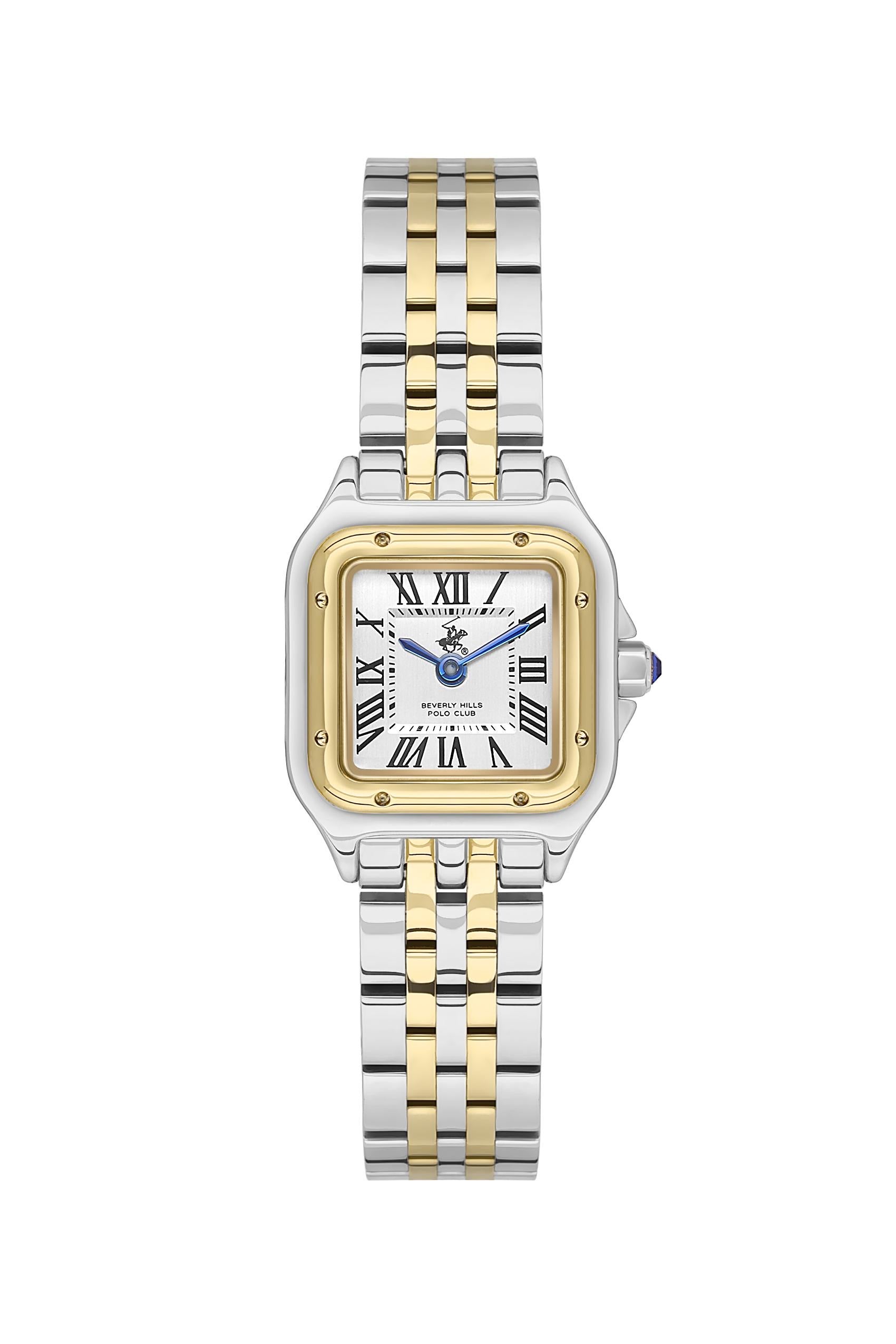Detailansicht Heritage Gold-Silver Armbanduhr mit elegantem zweifarbigem Design