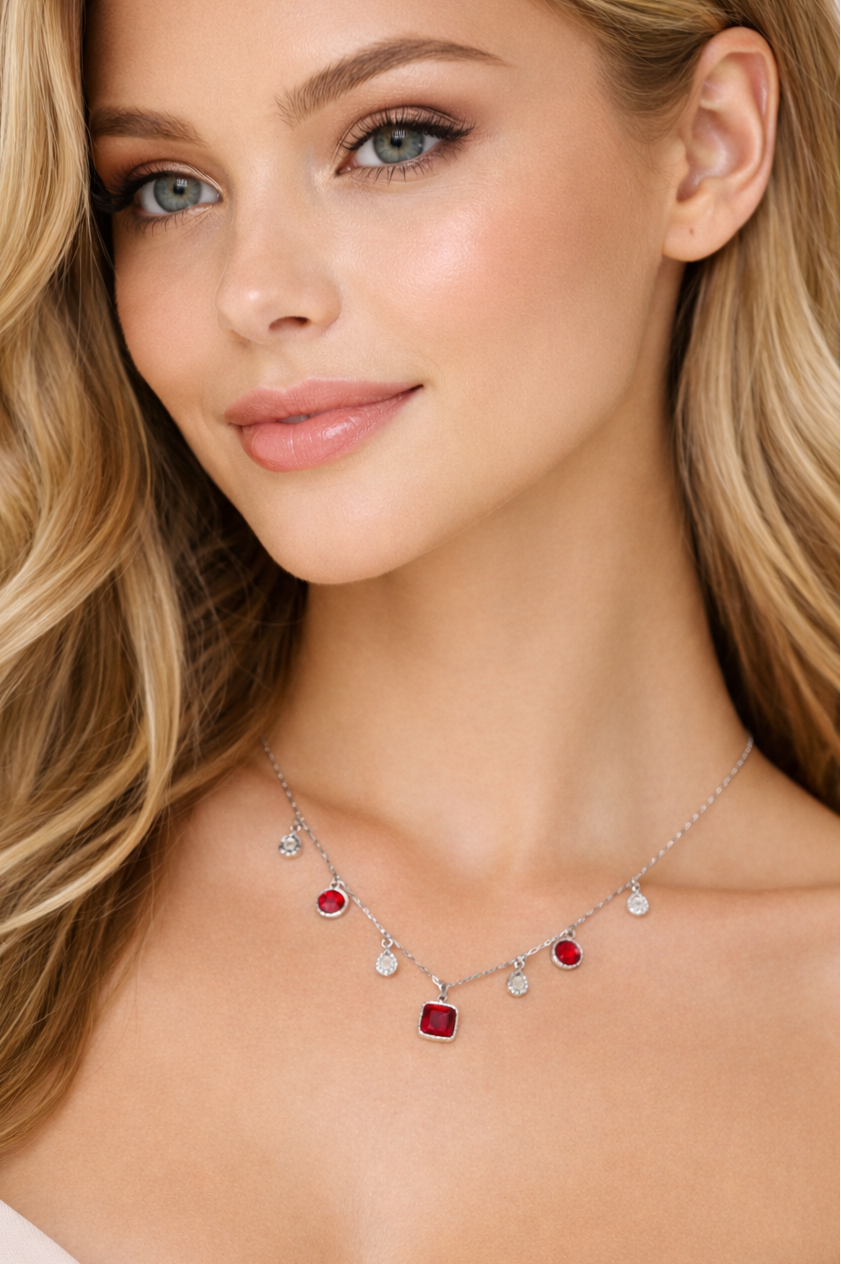 Rosé Luna Silberring – eleganter Ring aus Sterling Silber mit Roségold-Akzent