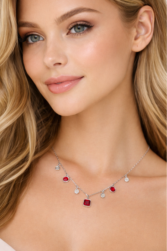Rosé Luna Silberring – eleganter Ring aus Sterling Silber mit Roségold-Akzent