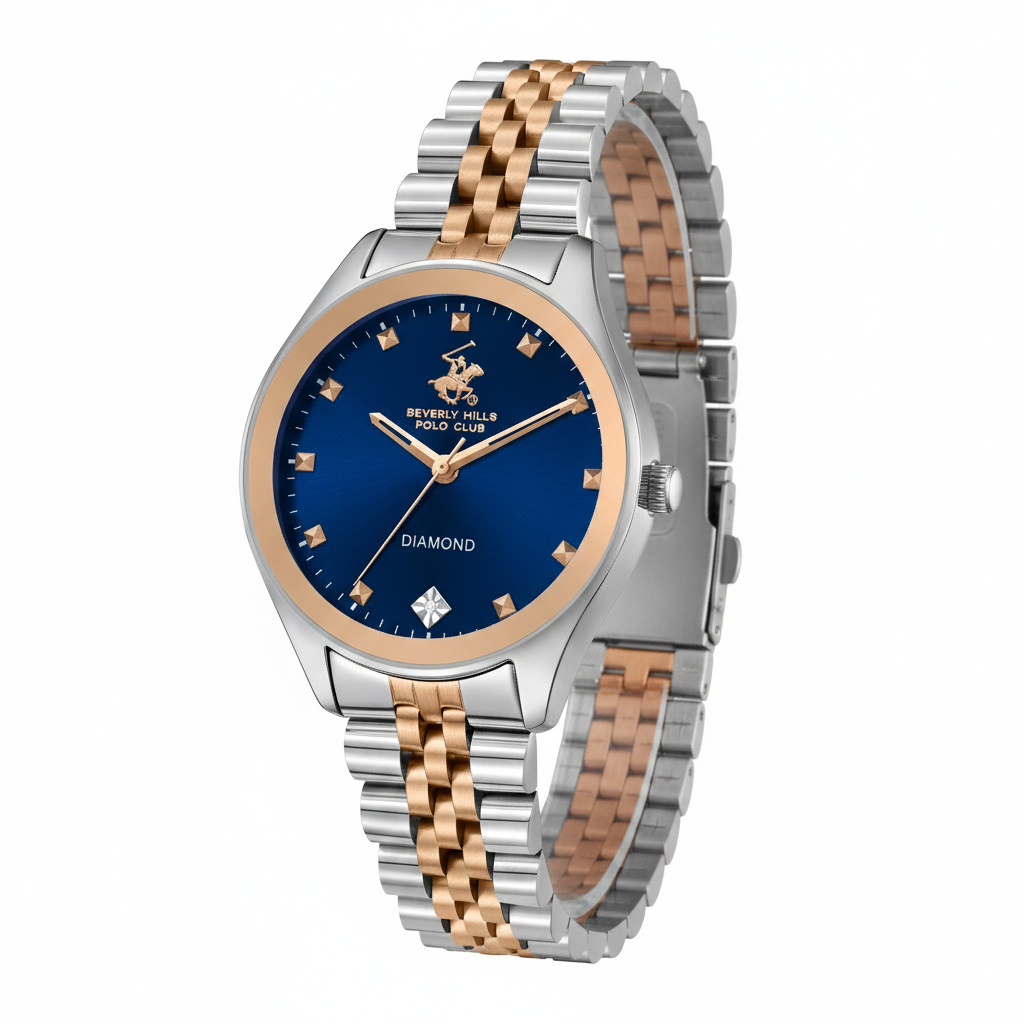 Blue Diamond Armbanduhr Detailansicht mit elegantem Design