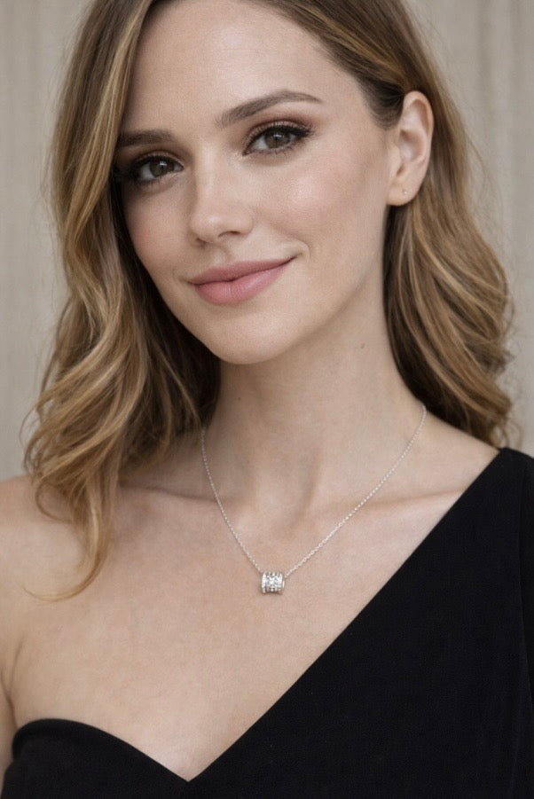 Ether Silberohrringe – minimalistische elegante Ohrringe aus Sterling Silber