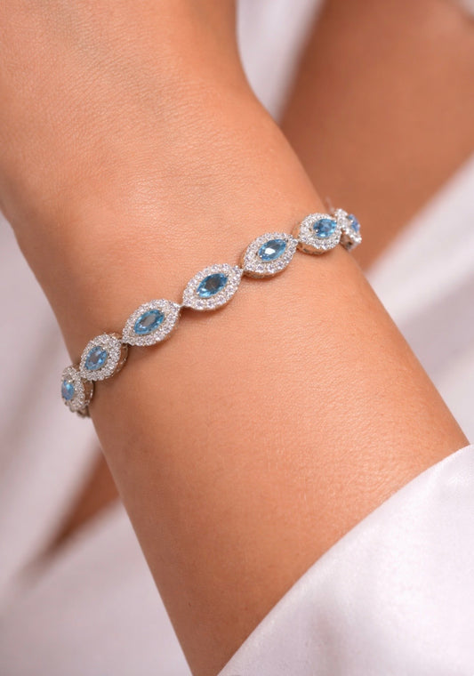 Heavenly Blue & White